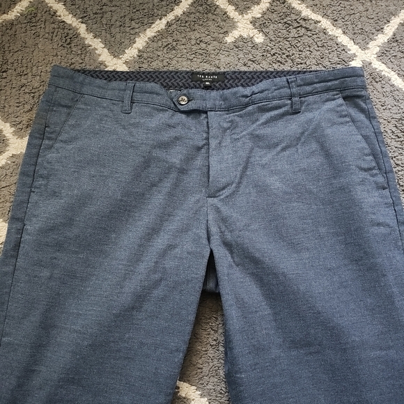 Ted Baker London Clasmay Classic Fit Textured Dress Pants Size 38L - Picture 3 of 10